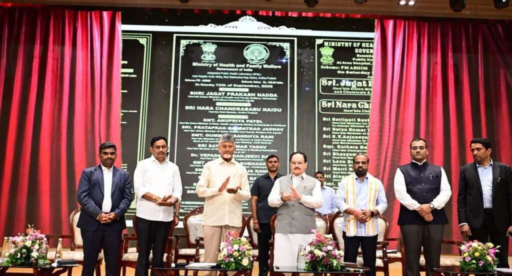 అమరావతి క్వాంటం బయో వ్యాలీకి కేంద్ర సహకారం : సీఎం చంద్రబాబు సూచనలకు సానుకూలంగా స్పందించిన కేంద్ర ఆరోగ్య శాఖ మంత్రి జేపీ నడ్డా